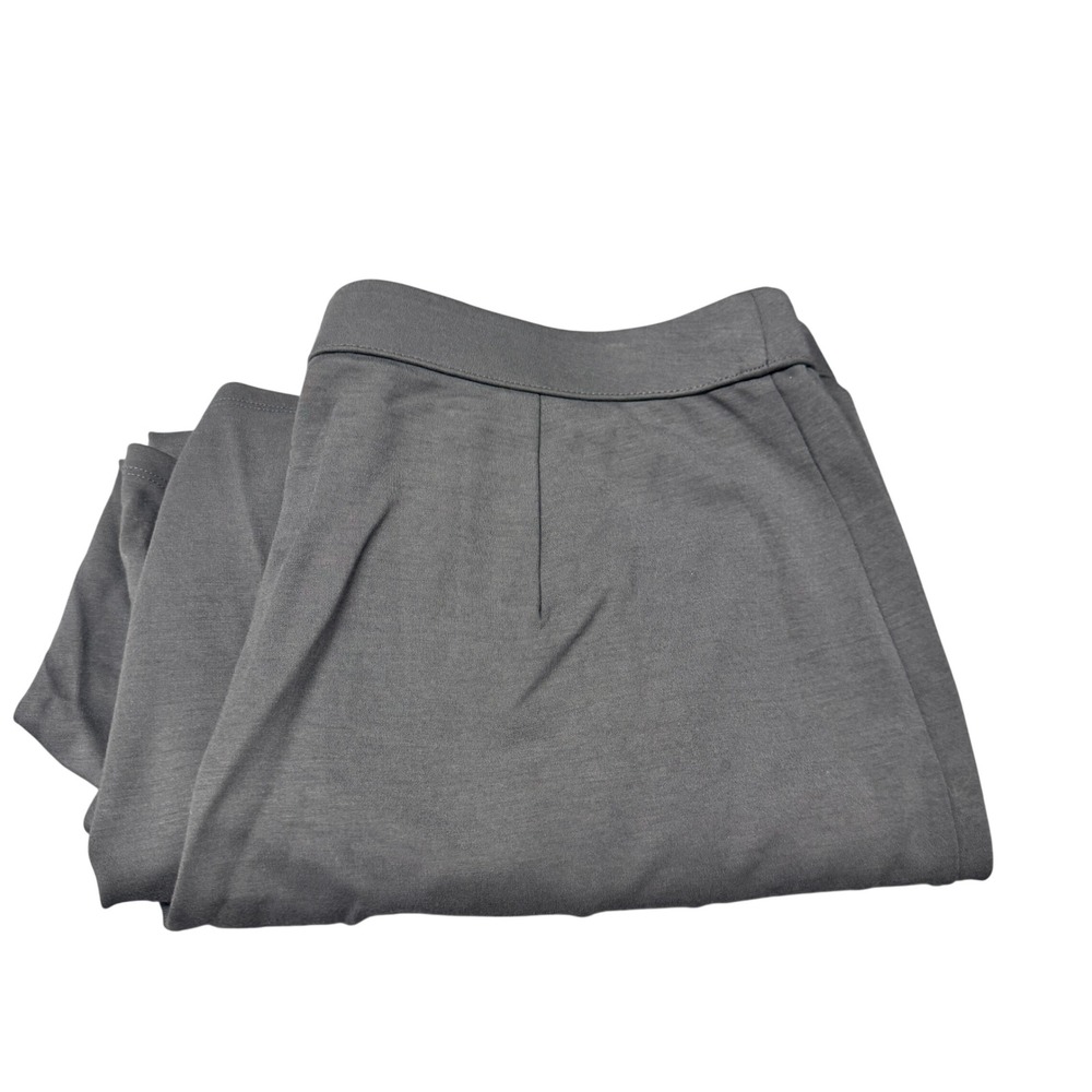 J‎ Jill Pants Wearever Collection Womens XLP Petite XL Gray Crop Wide Leg NEW